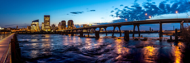 Richmond, VA skyline at daybreak