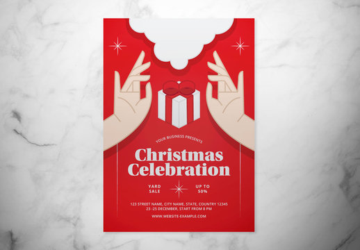 Christmas Event Flyer Layout