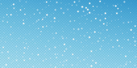 Random falling stars Christmas background. Subtle 