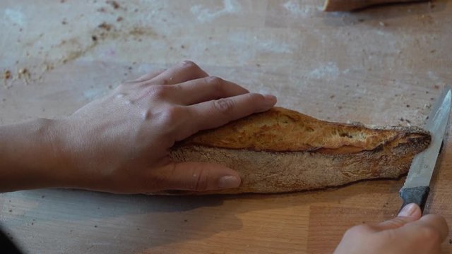Baguette schneiden