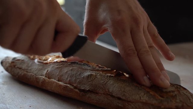 Baguette schneiden