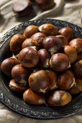 Raw Organic Brown Chestnuts