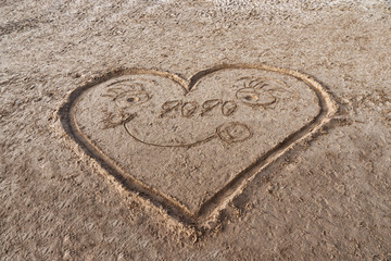 2020. 2020 neues Jahr. 2020 Frohes neues Jahr . 2020 guten Rutsch.  