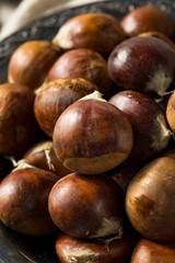 Raw Organic Brown Chestnuts