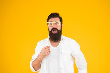 Is that really true. Smart nerd eyeglasses. Last minute costume party ideas. how nerds have fun. barbershop. bearded man party glasses. Party accessory. Good mood. ready for holiday celebration