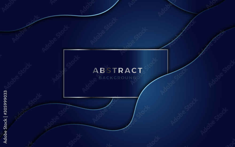 Poster dark blue textured layer overlap background.