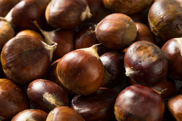 Raw Organic Brown Chestnuts