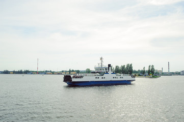 cruise ferry ship sailing