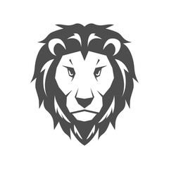 Plakat Lion head icon vector illustration isolated on the white background