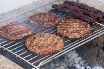 Outdoor food barbecue