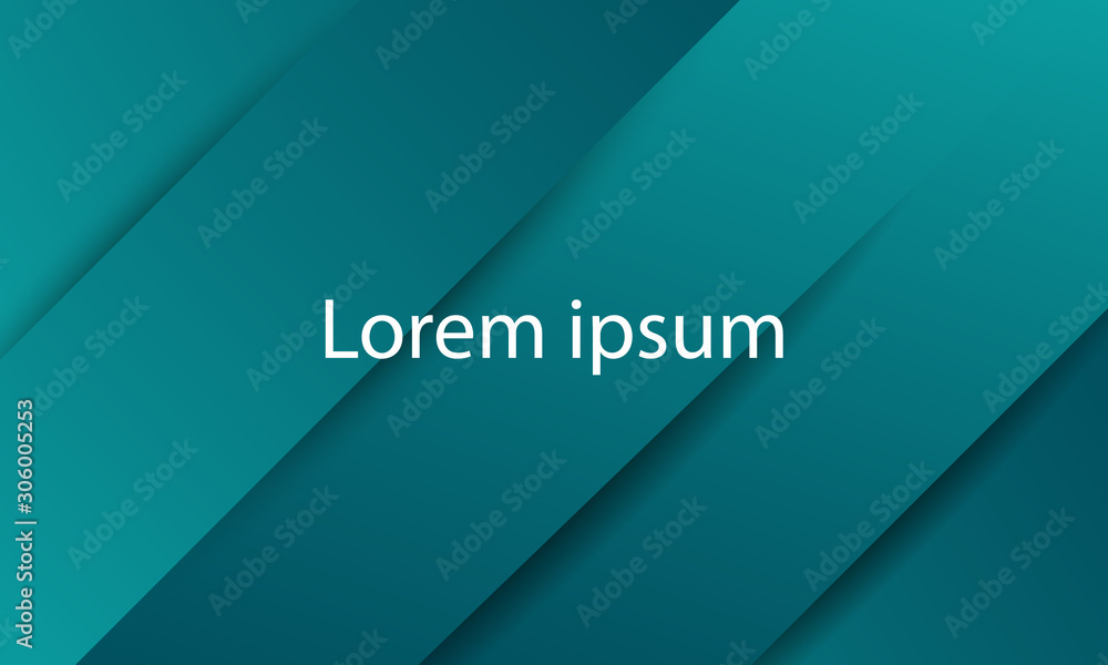 Poster green gradient square overlap background