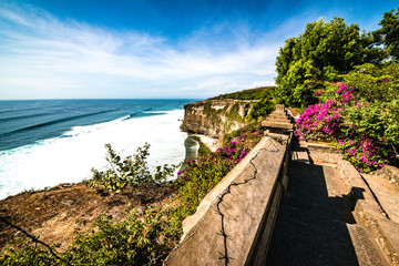 Obraz premium A beautiful view of Uluwatu temple in Bali, Indonesia.