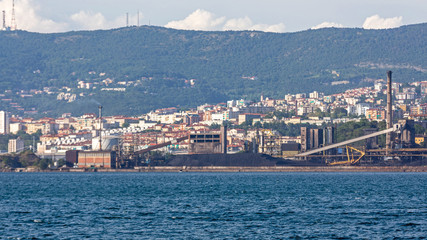 Fototapeta premium Trieste Industrial Zone