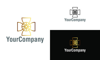 Creative ornament logo design template. Universal ornament vector logo. Creative vector emblem, for icon or design concept.