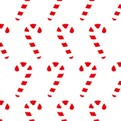 Fresh Christmas Pattern. Candy cane  as Highresolution Illustration.