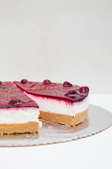 Fresh delicious cheesecake