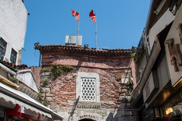 Istanbul, Turkey: details of the gate 5 of the Grand Bazaar, one of the largest and oldest covered...