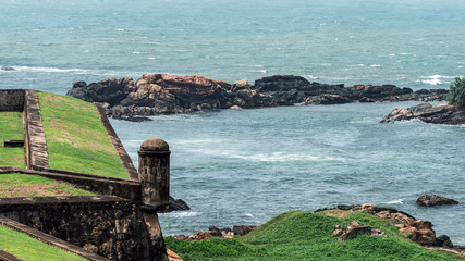 The Galle Fort, the largest remaining fortress in Asia built during the Dutch colonial period. Taken in Galle, Sri Lanka.