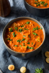 Homemade Red Tomato Manhattan Clam Chowder