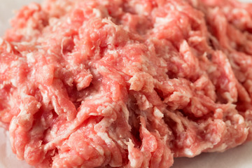 Raw Red Organic Ground Pork