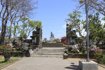 Obraz premium A beautiful view of Nusa Dua beach in Bali, Indonesia.