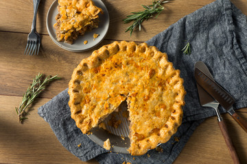 Homemade Candaian Tourtiere Meat Pie