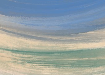 Pastel coloured brush strokes illustration background