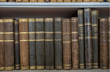 Naklejka premium HISTORISCHE BÜCHER . HISTORIC BOOKS