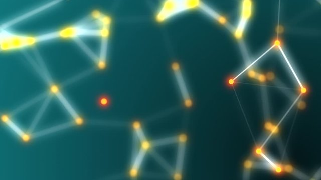 Business technology background animation network
