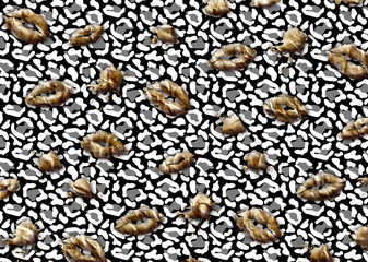 leopard skin and fur background