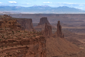 Canyonlands National Park, Utah, USA. Stunning canyons, mesas, and buttes eroded by the Colorado, Green and tributary rivers