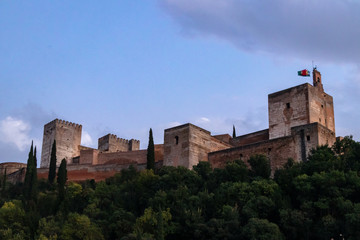 Fototapeta na wymiar Castillo antiguo de Granada