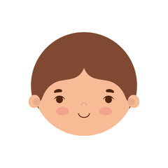 Isolated boy cartoon vector design