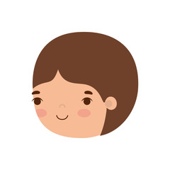 Isolated boy cartoon vector design