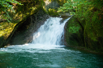 Wasserfall im Eistobel bei Isny © Klaus Brauner