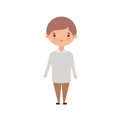 Isolated man cartoon vector design