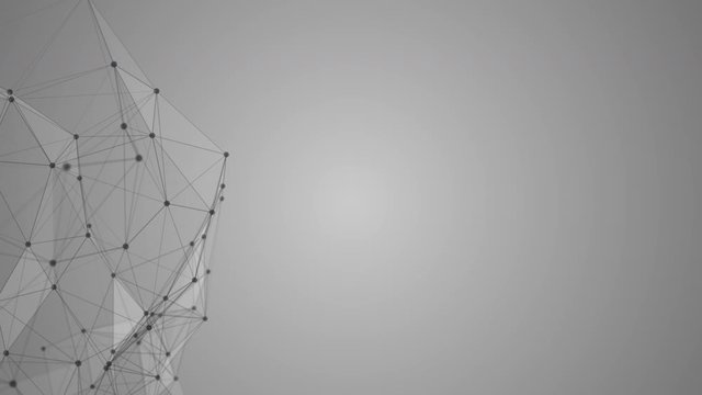 Business technology background animation network
