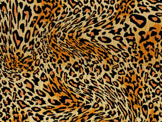 brown and black leopard skin texture