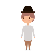 Isolated man cartoon vector design