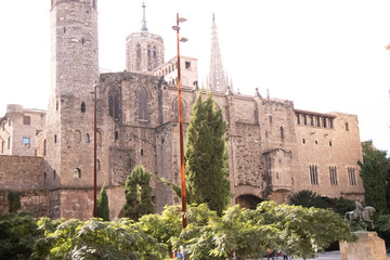 Fototapeta na wymiar Castillo de Barcelona