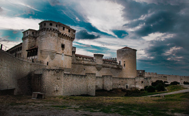 Fototapeta na wymiar Castle Palace of Cuéllar, Segovia, Spain