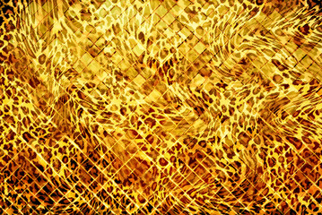 brown and black leopard skin texture