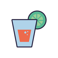 Isolated cocktail icon vector design