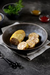 Homemade Chicken Sausage. Delicious and healthy homemade food.