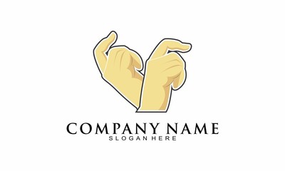 Hand illustration logo