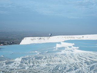 パムッカレ、Pamukkale,石灰棚、神秘的Turkey、トルコ旅行、トルコ、呂公、世界遺産、遺跡、カッパドキア、海、猫、船、気球