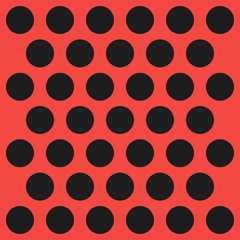 Christmas and new year pattern polka dots