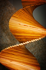 Wooden Spiral Decoration