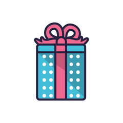 Isolated gift icon vector design