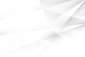 Abstract geometric white and gray color background. Vector, illustration.	